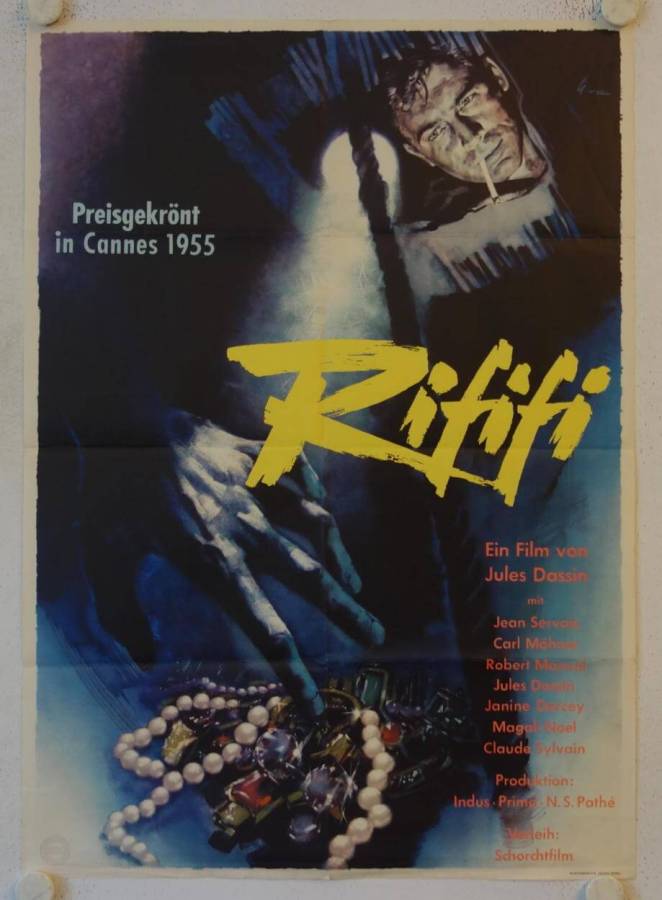 Rififi original release german movie poster